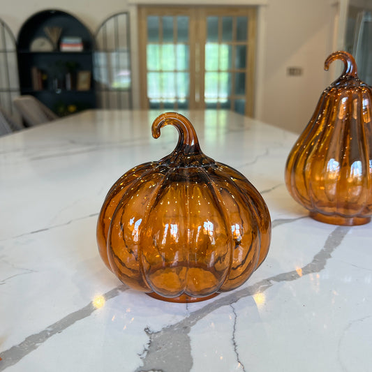 Glass Pumpkin Cloche