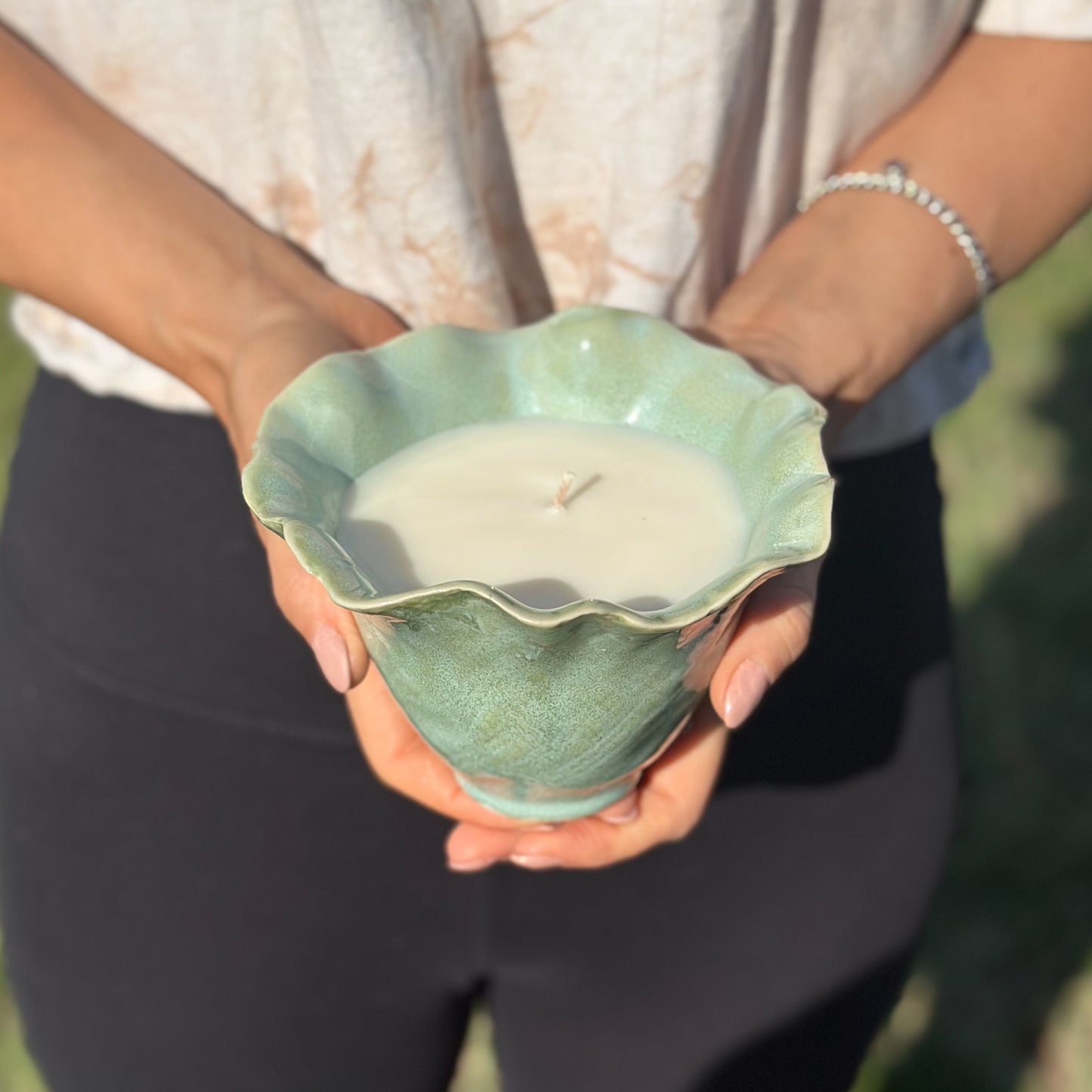 Ruffle Sage Soy Candle | Pumpkin Gingerbread