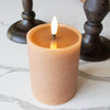 Taupe LED Pillar Candle | 4" x 3"