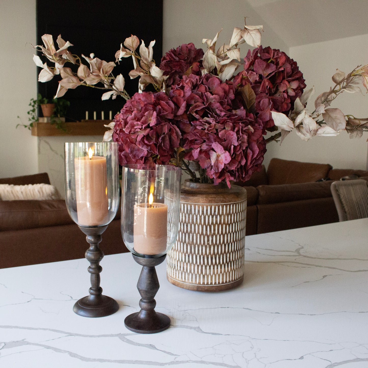 Hydrangea Stem | Burgundy