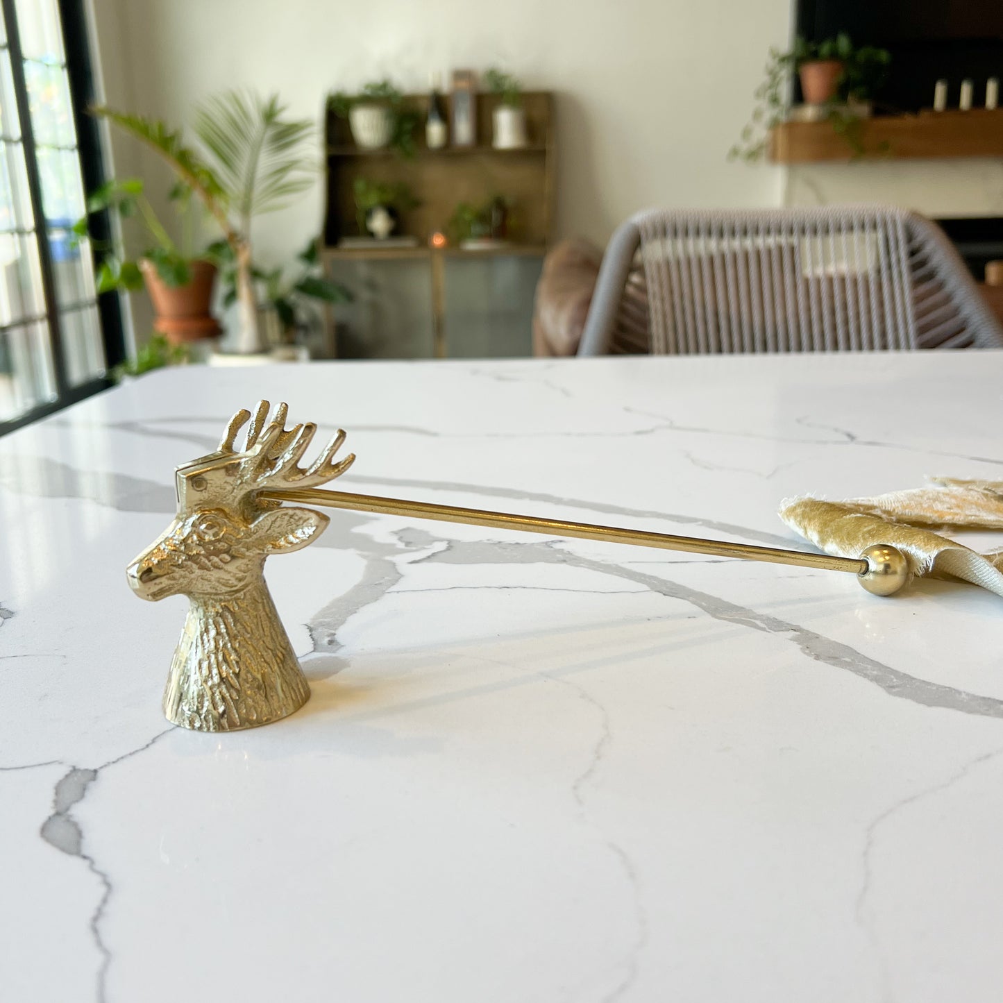 Gold Deer Snuffer