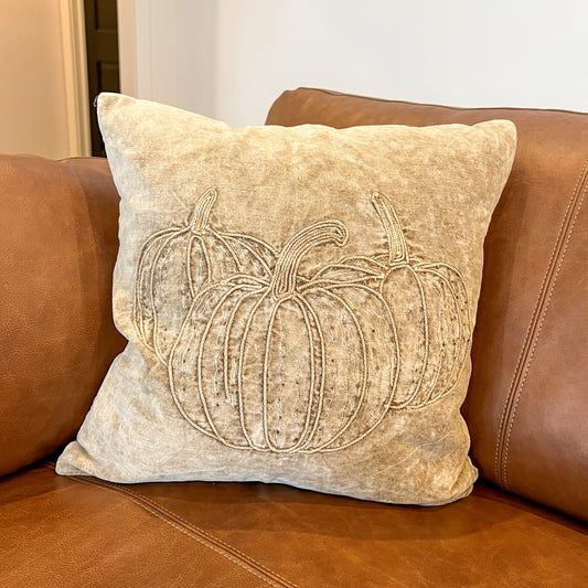 Rope Pumpkin Pillow