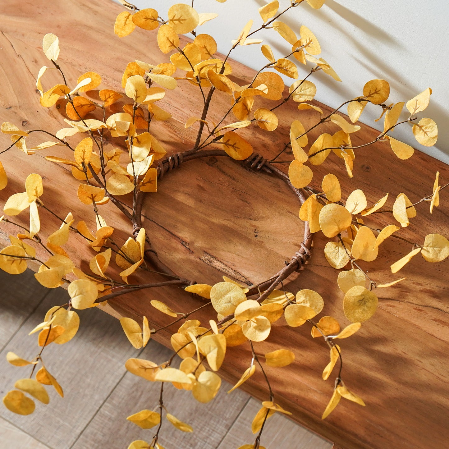 Mustard Fall Candle Ring | 16”