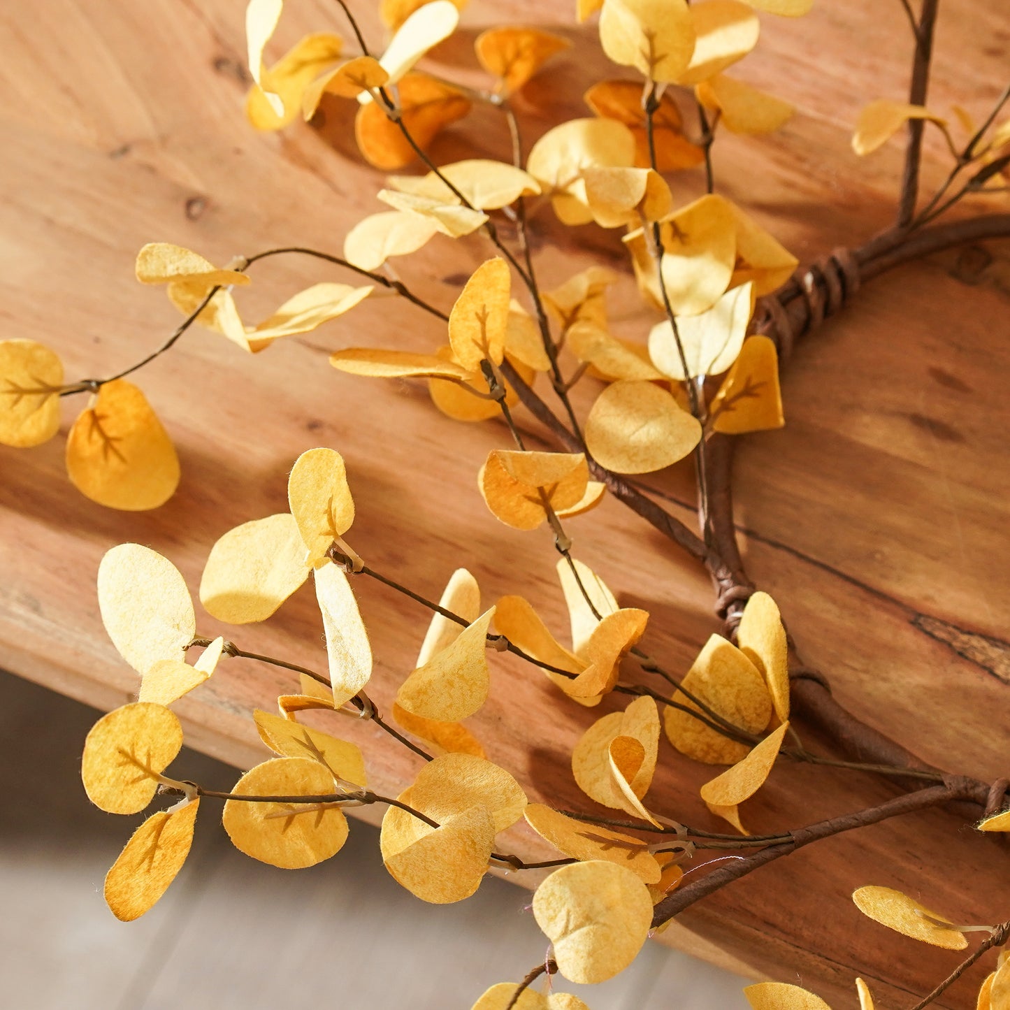 Mustard Fall Candle Ring | 16”