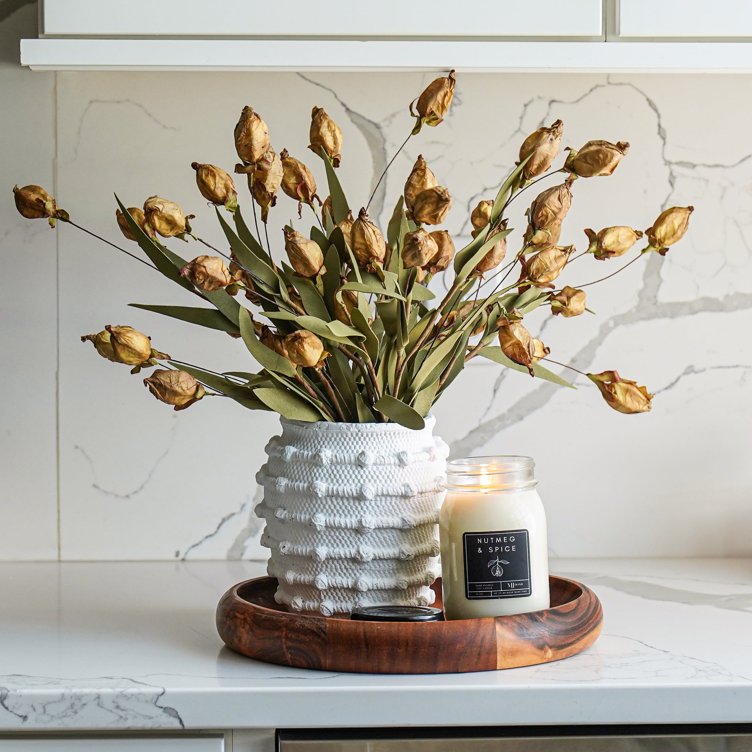 Lantern Bud Luxe Bush | Buckskin