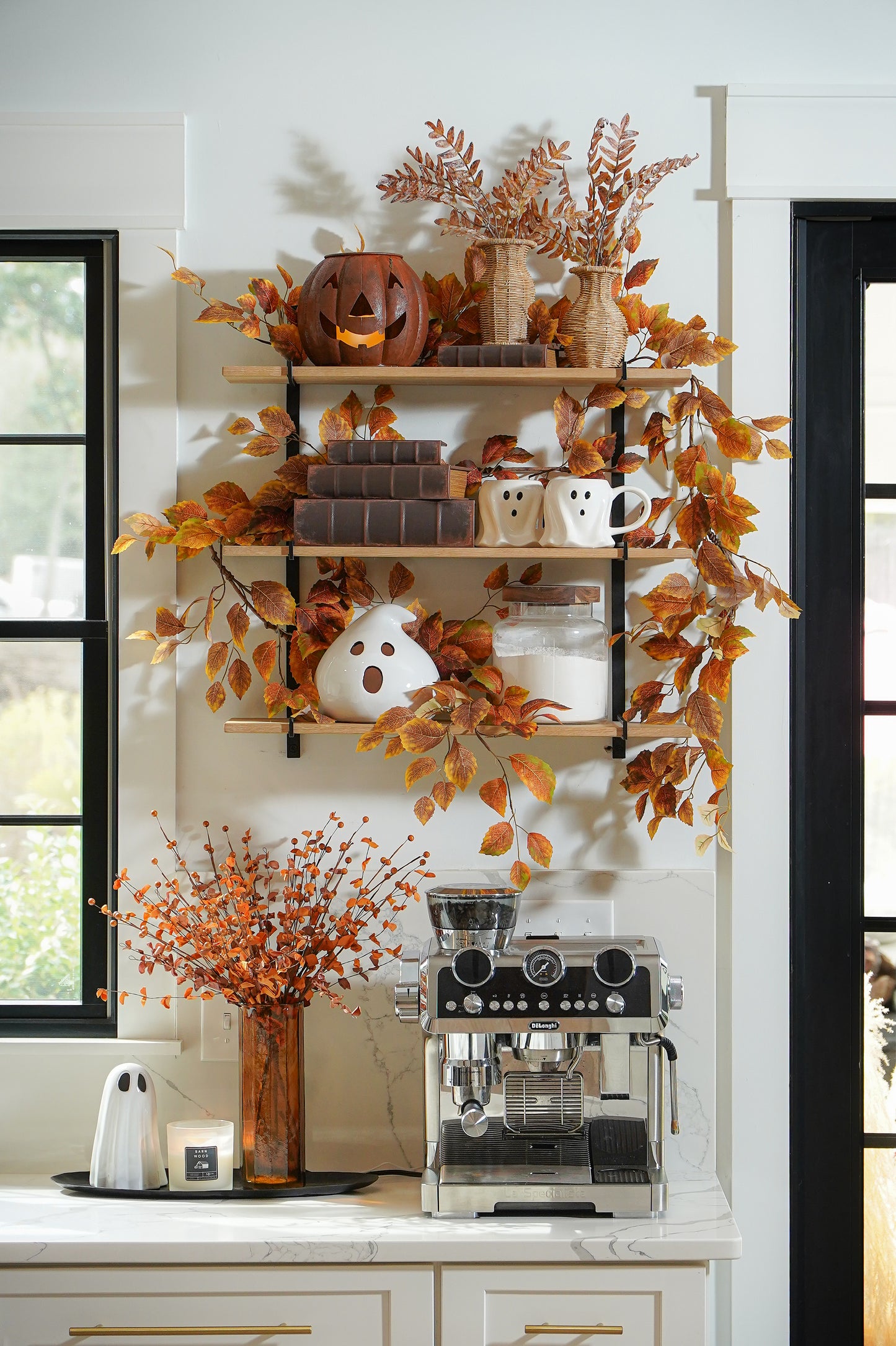 Leafy Berry Bush | Burnt Orange