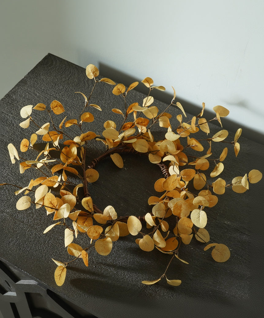 Mustard Fall Candle Ring | 16”