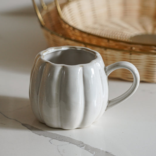 Reactive Glaze Pumpkin Mug