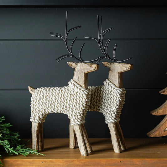 Resin Sweater Deer Set