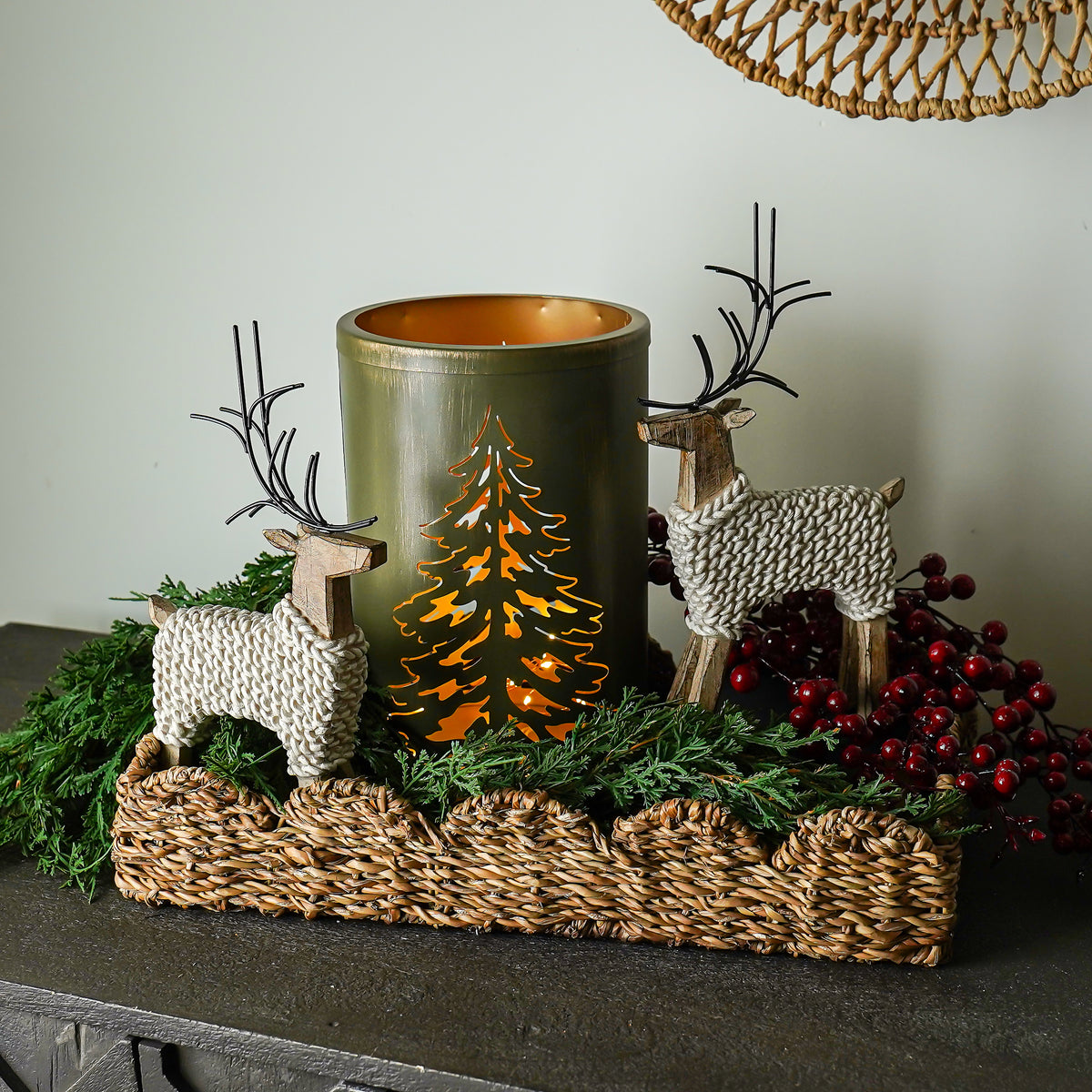 Resin Sweater Deer Set
