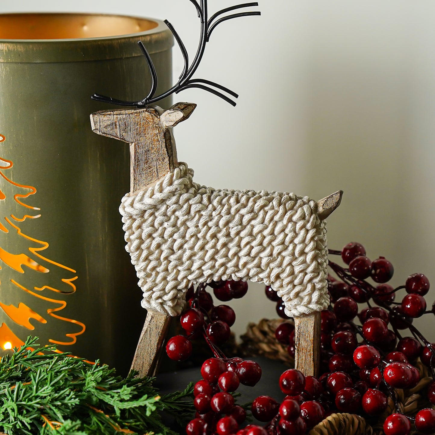 Resin Sweater Deer Set