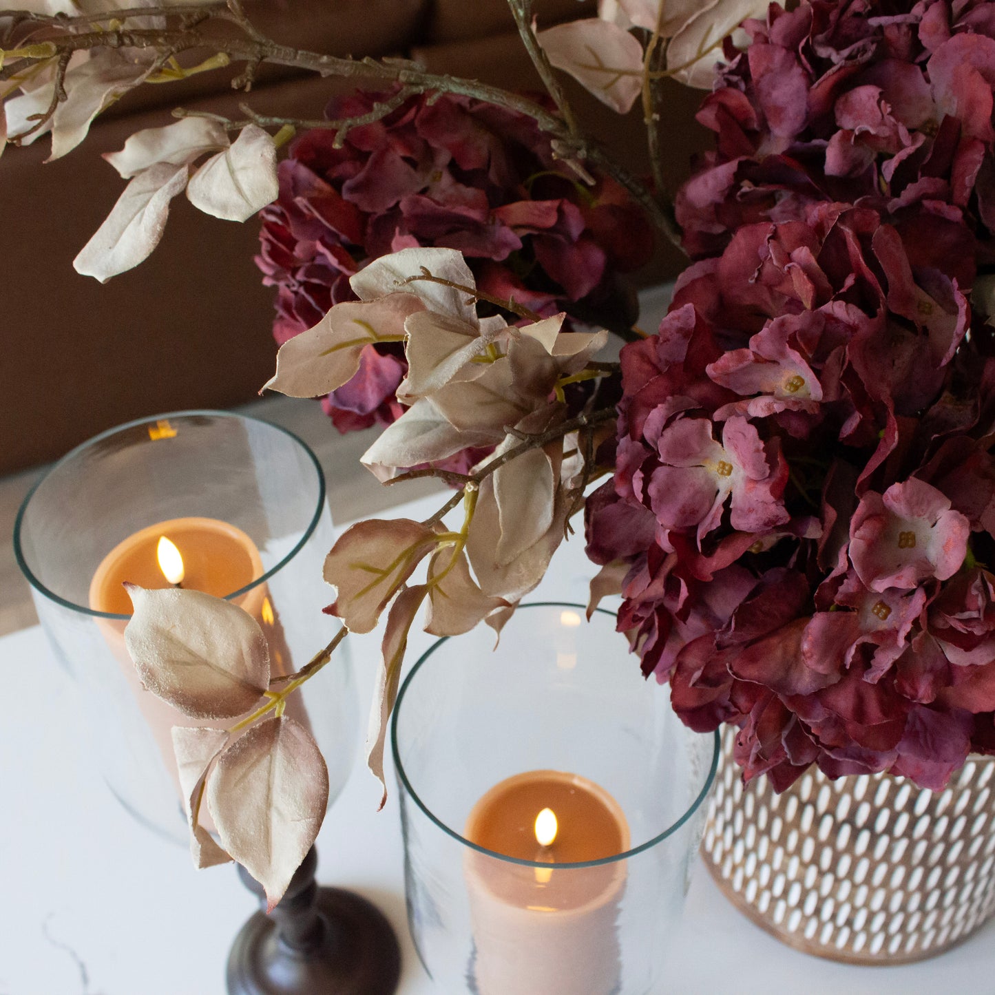 Hydrangea Stem | Burgundy
