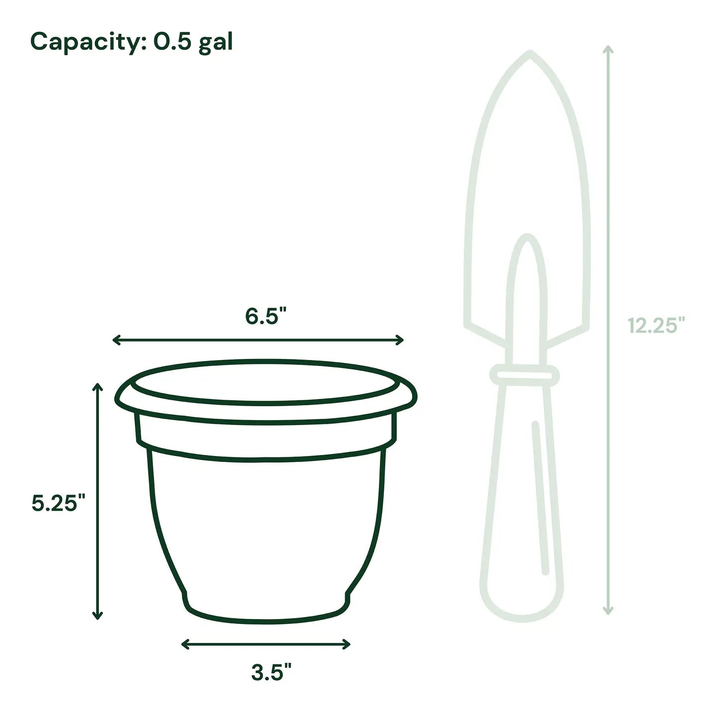 SproutMate Self-Water Pot β 8.8β