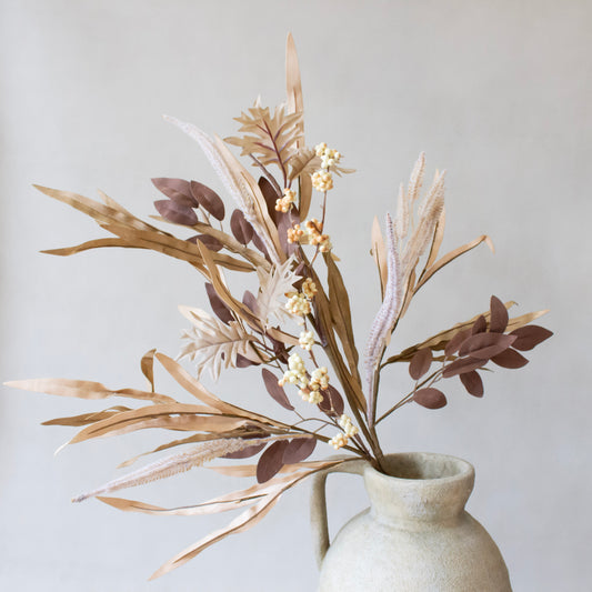 Oak Leaf & Berries Spray