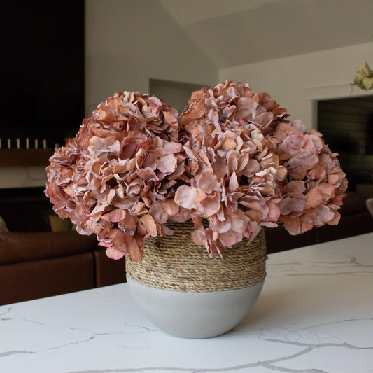 Rope Wrapped Concrete Pot