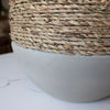 Rope Wrapped Concrete Pot