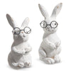 Small Bunnies with Glasses Set
