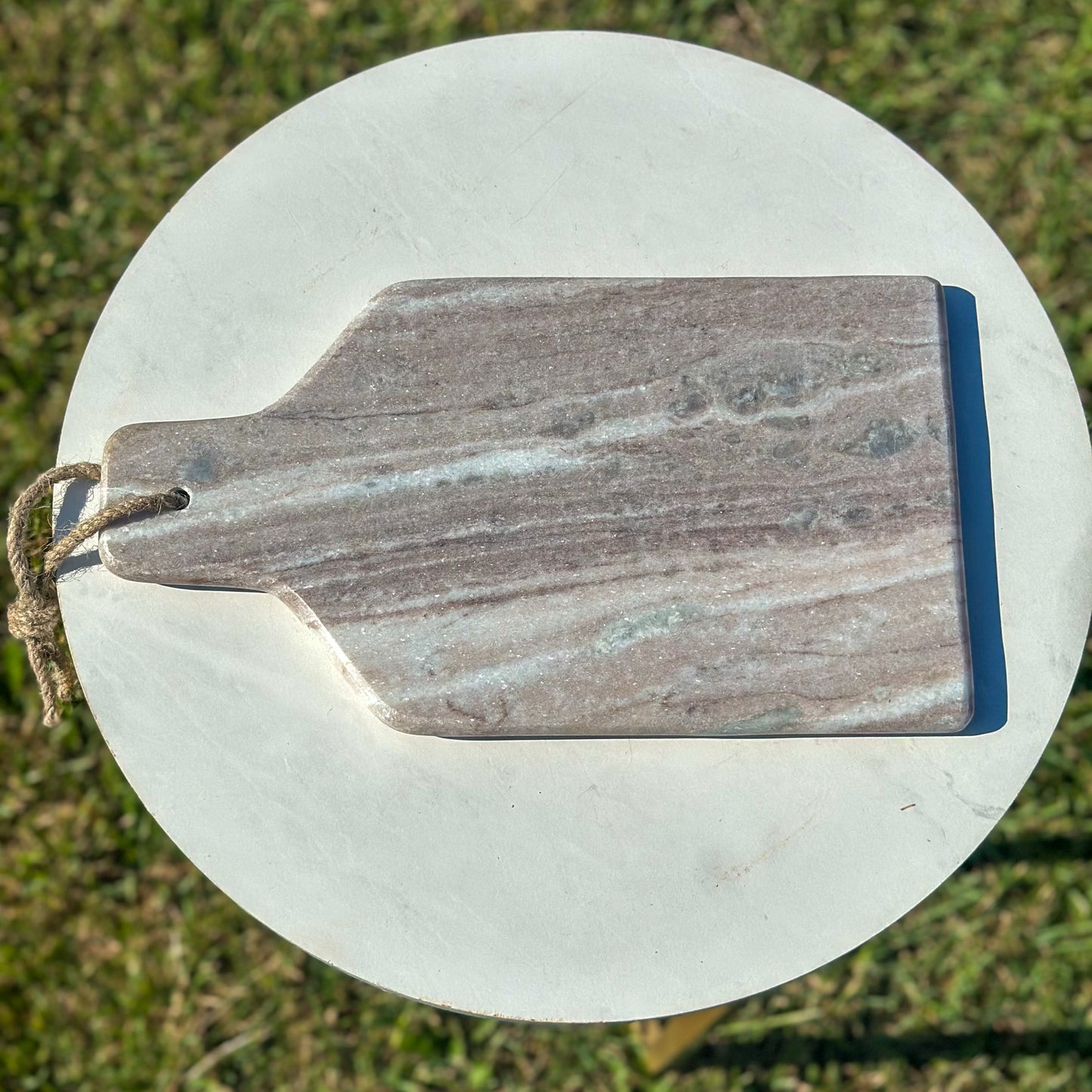 Beige Marble Cheese Board Set