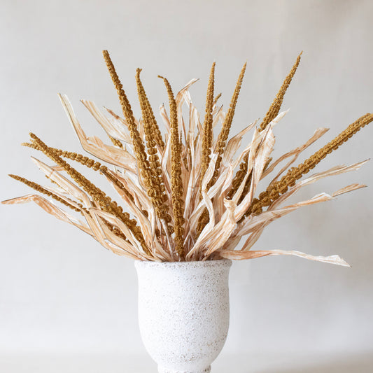 Fall Wheat & Millet Faux Floral Bush