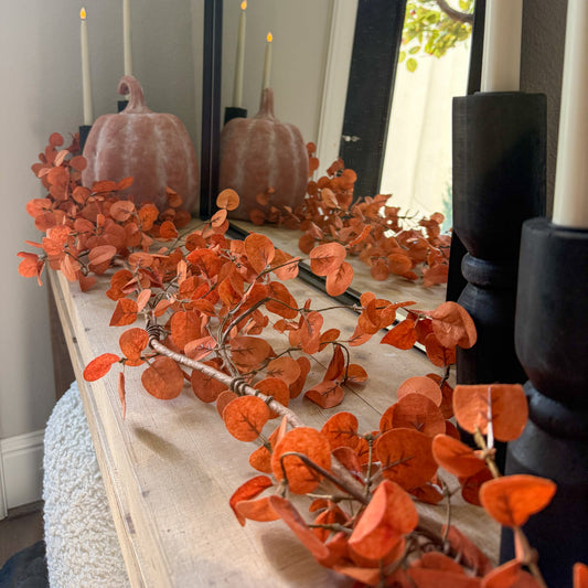 Penny Leaf Garland | Burnt Orange