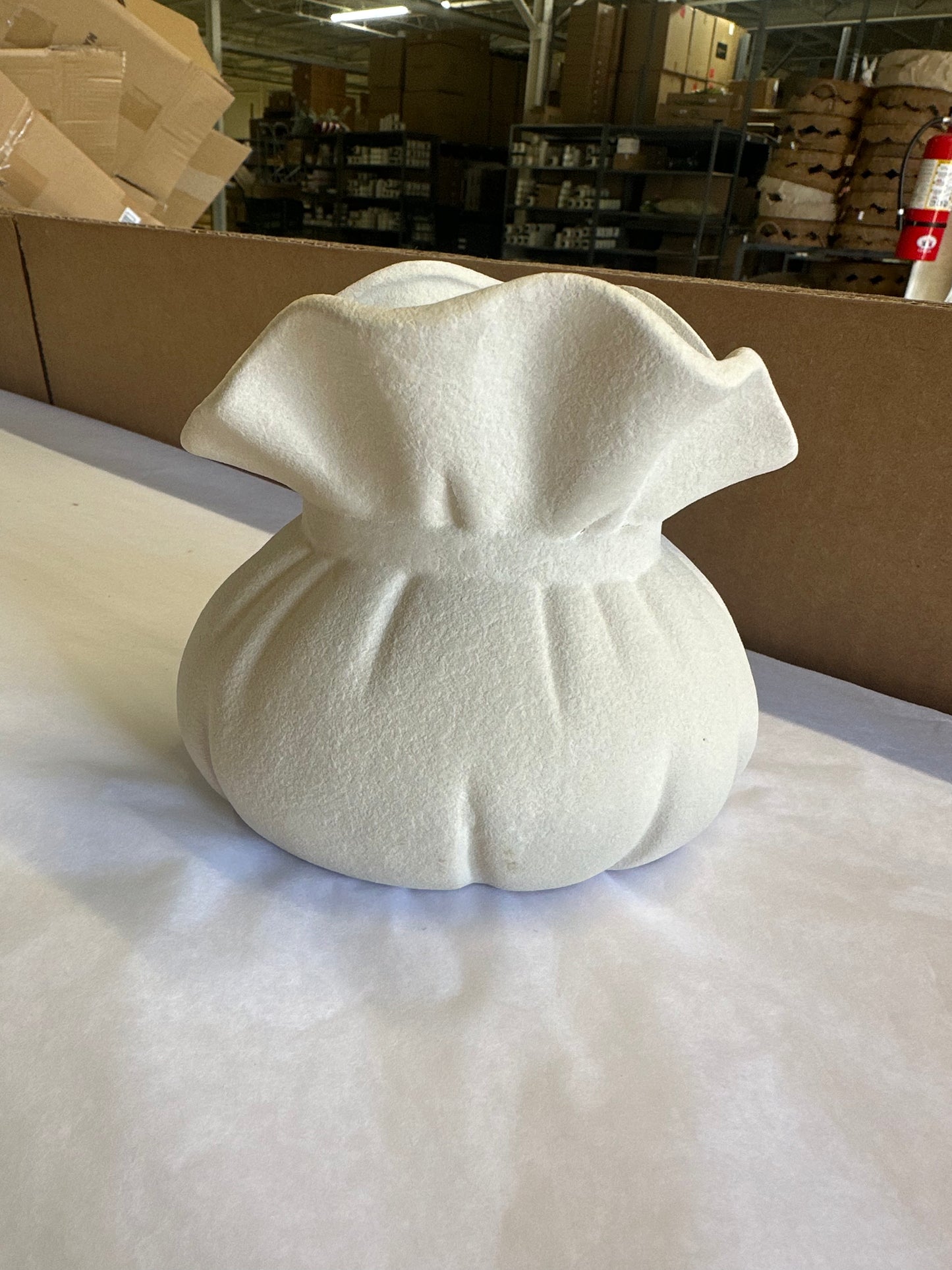 Ceramic Black Bow Bag Planter | Scratch & Dent