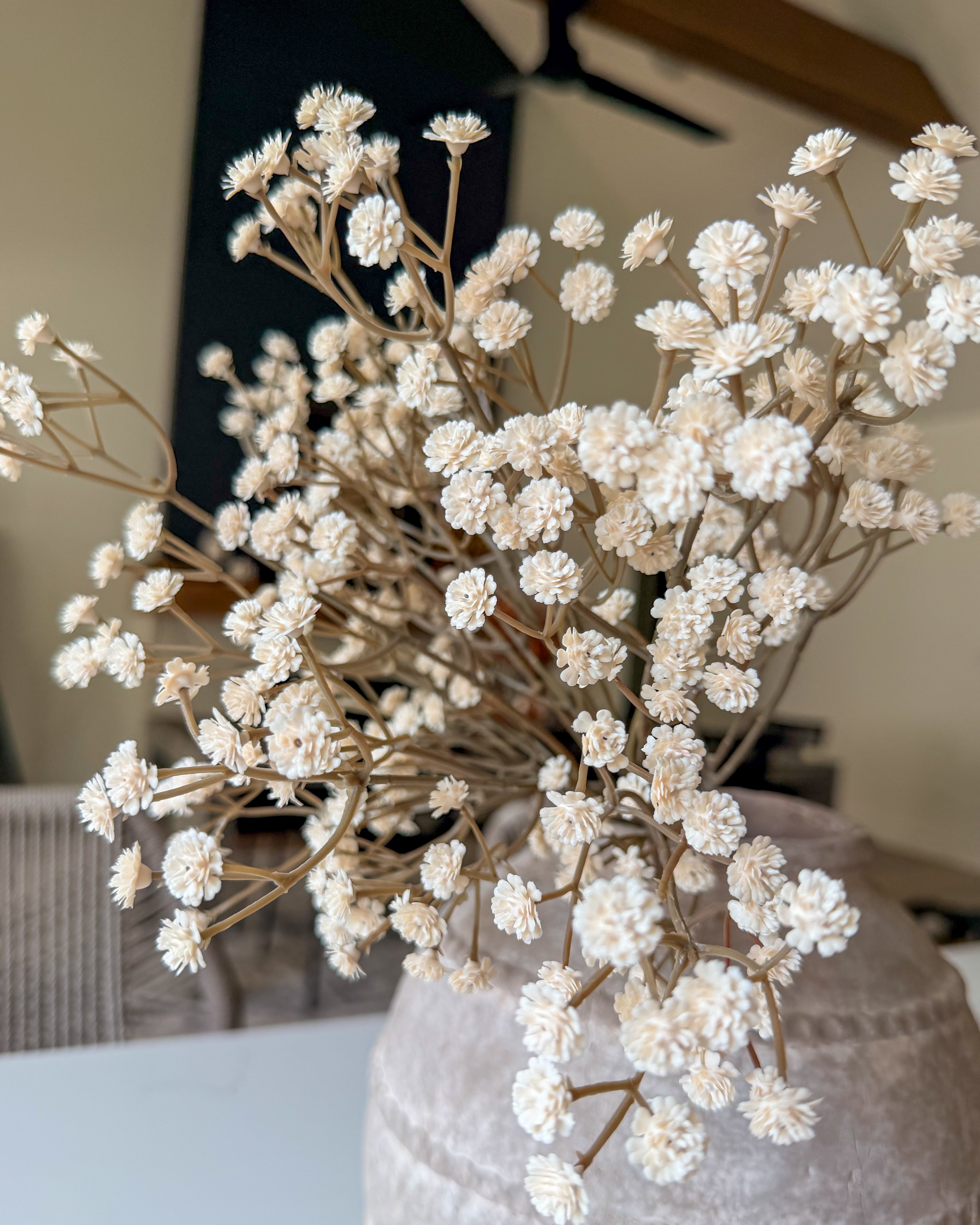 Ivory Real Touch Baby's Breath Bunch