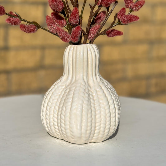 Porcelain Gourd Bud Vase