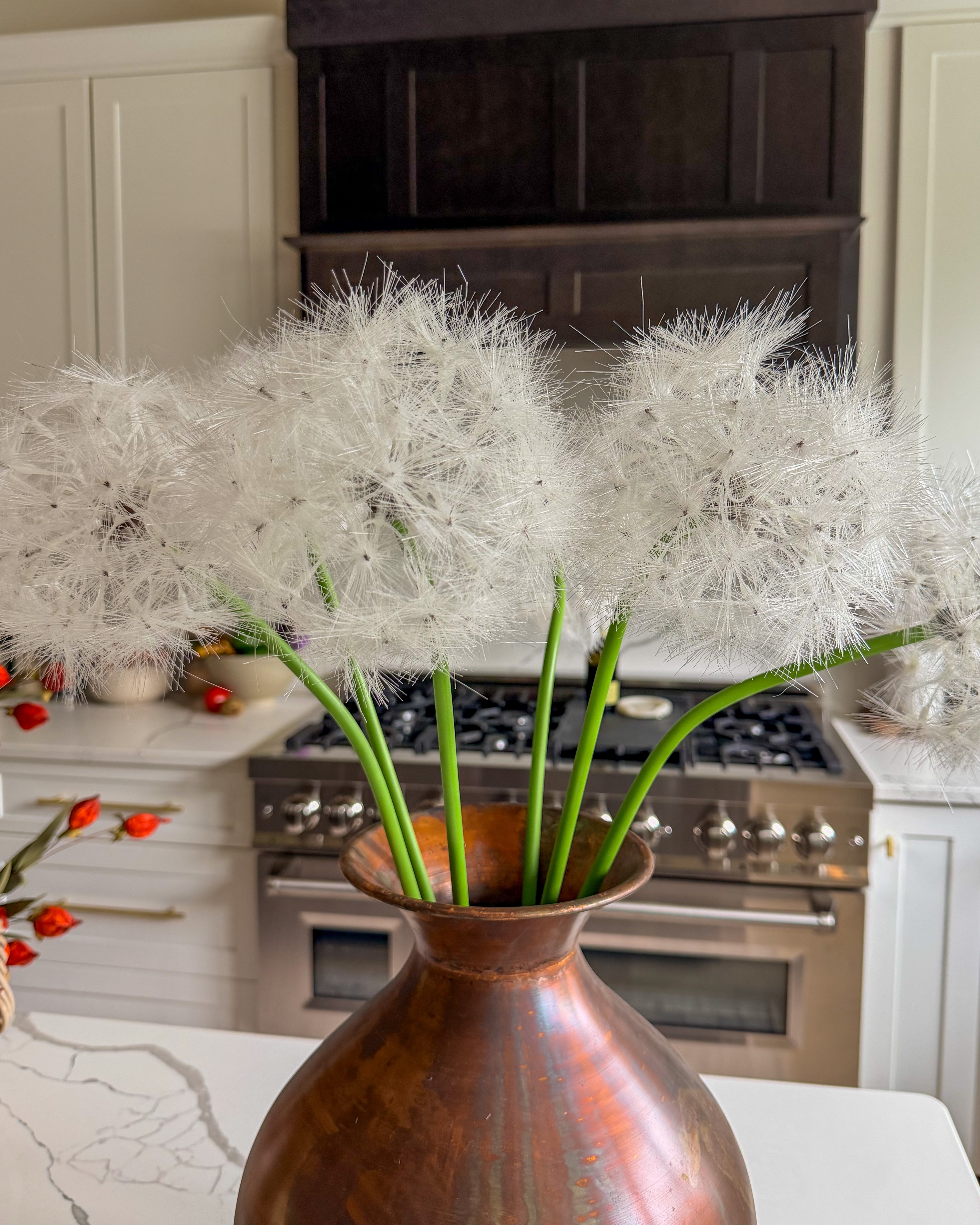 Faux Meadow Dandelion Stem