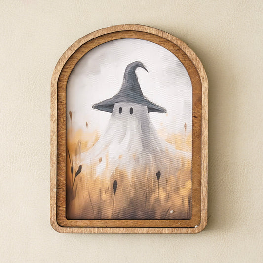 Wheat Field Pumpkin Arch Framed Decor | Made in USA