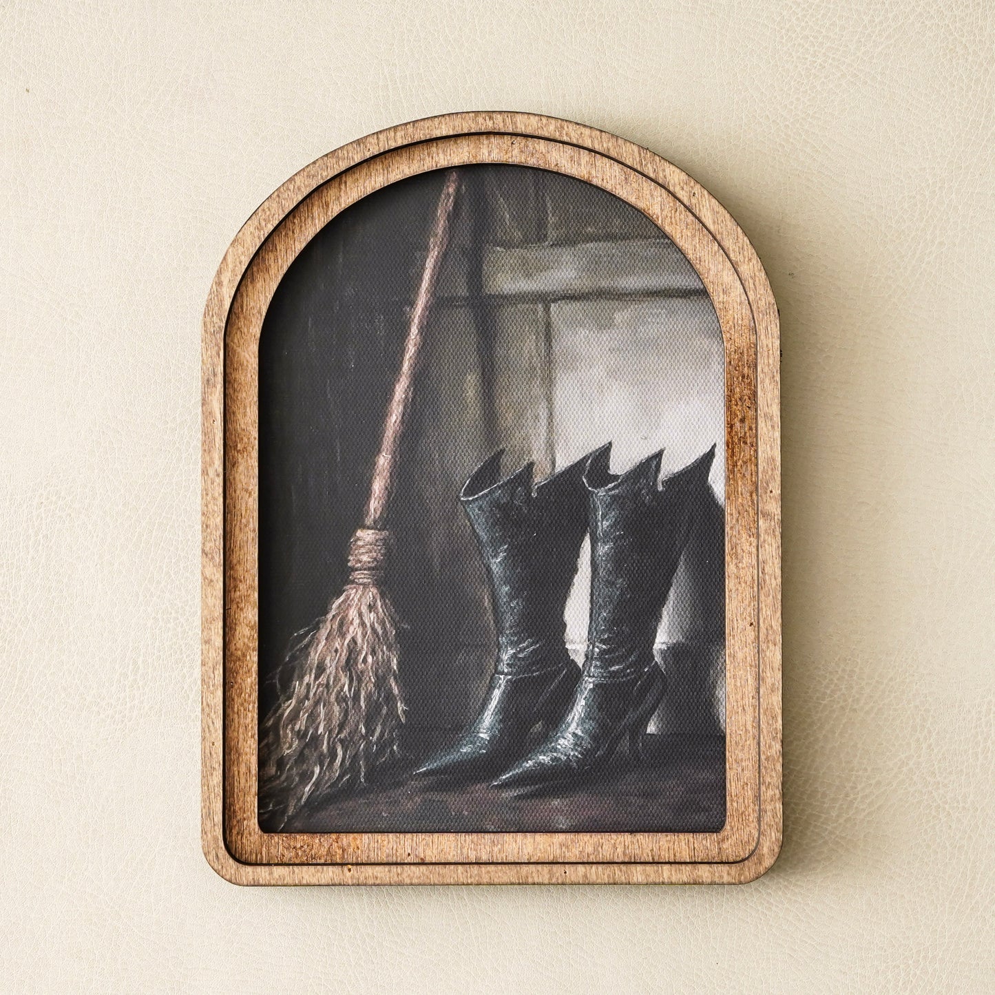 Witch Boots Arch Framed Decor | Made in USA