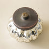 Mercury Glass Pumpkin Candle