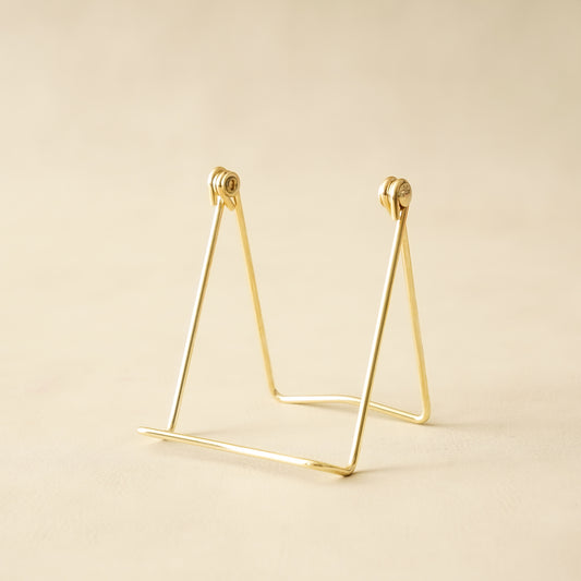Folding Gold Wire Easel | 6" Display Stand
