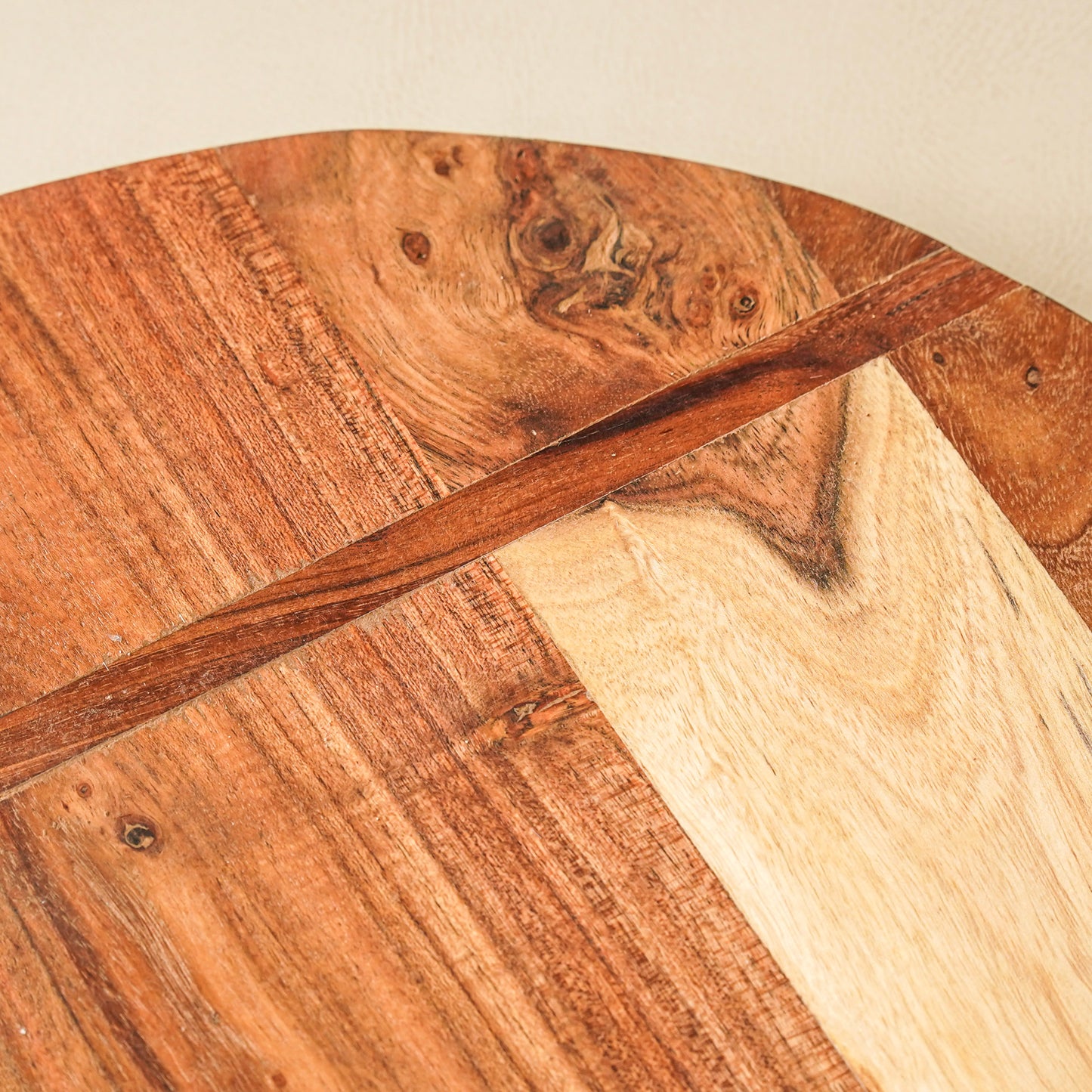 Maeve Round Acacia Wood Cheese Board & Serving Tray