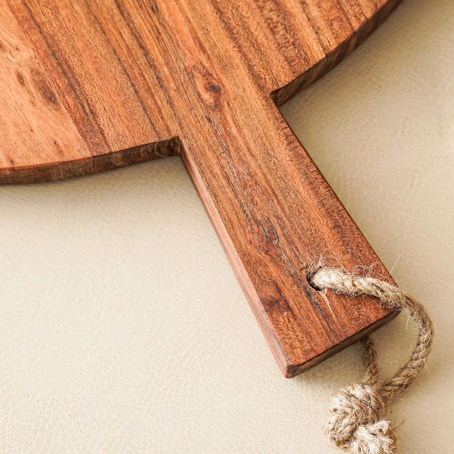 Maeve Round Acacia Wood Cheese Board & Serving Tray