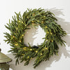 LED Real Touch Blissful Norfolk Pine Wreath