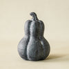 Black Terracotta Gourd | Matte Fall Shelf Decor