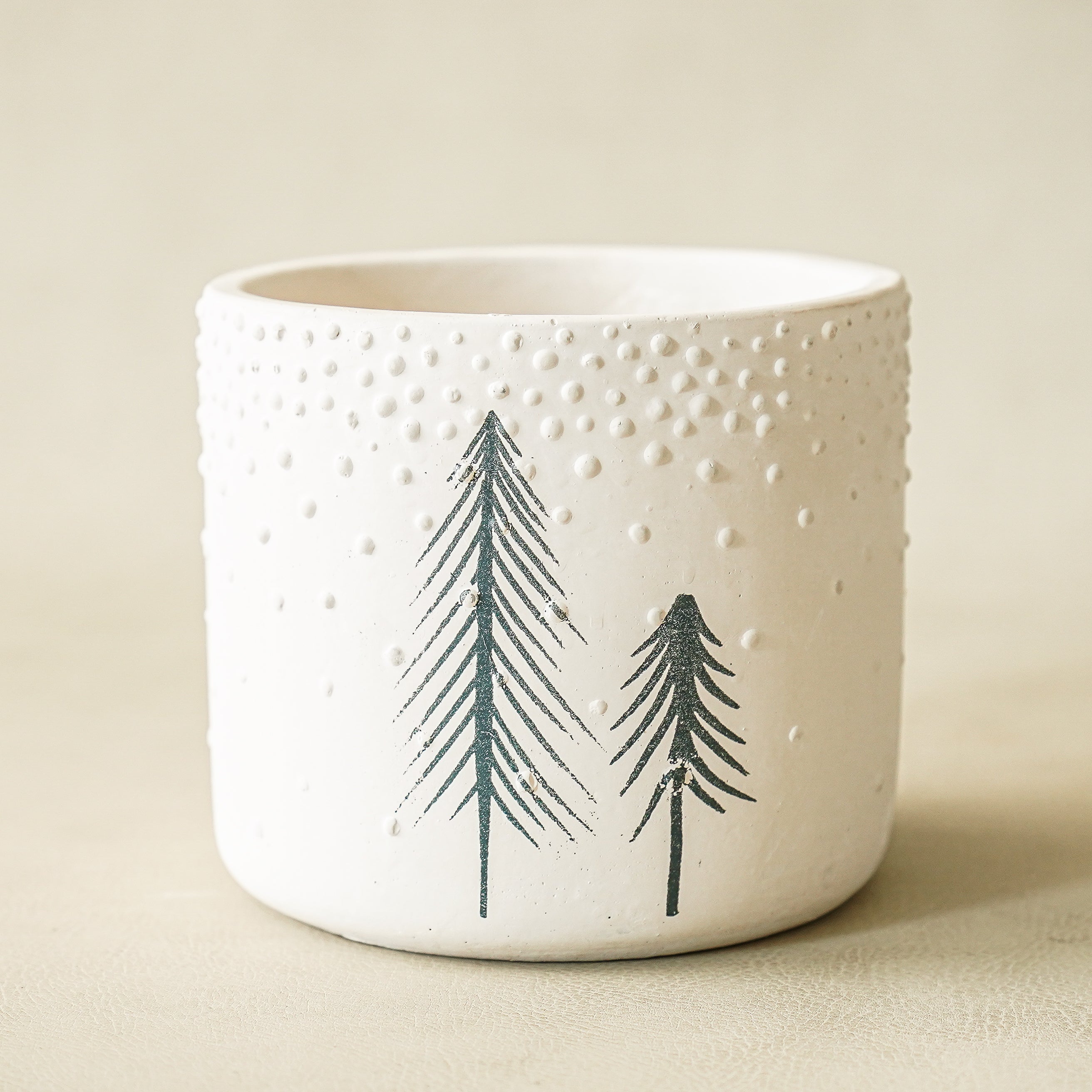 Large Painted Forest Tree Planter | Scratch & Dent