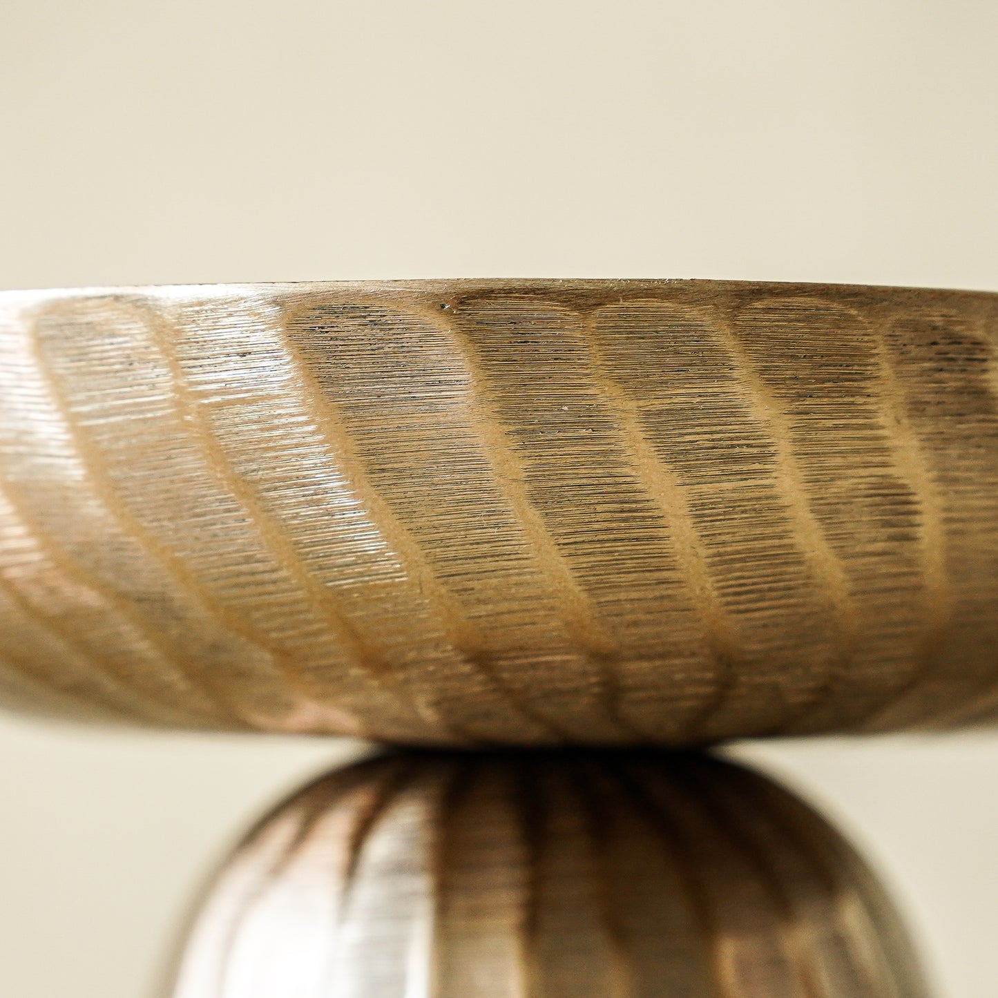 Riley Gold Metal Pedestal Bowl | Luxe Decorative Accent