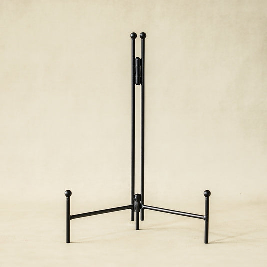 Black Straight Back Easel | 15.5"H Metal Display Stand