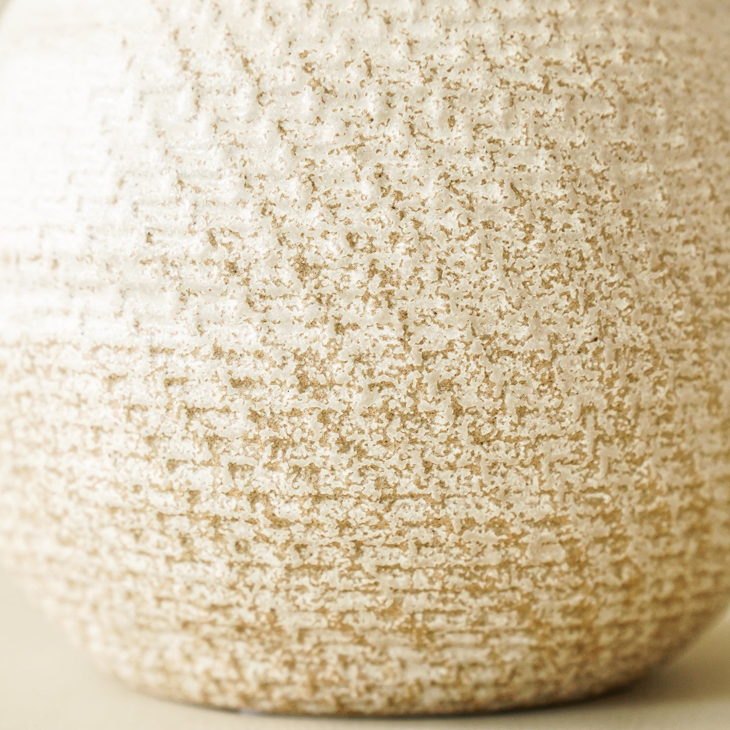 Evelyn Neutral Weave Vase