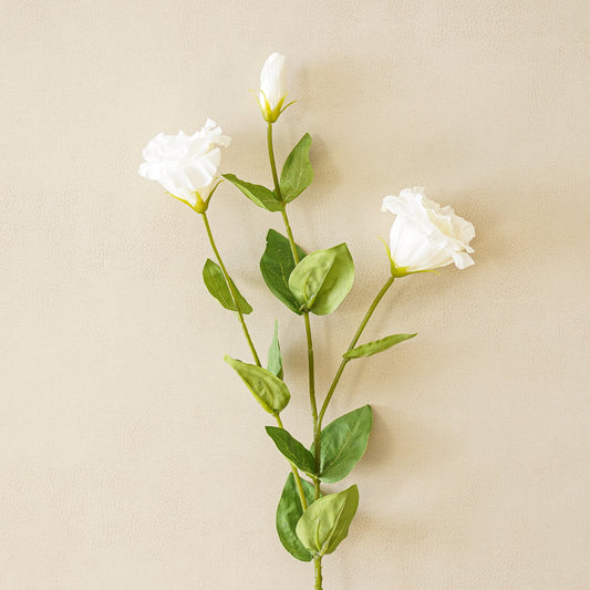 Real Touch Rose Stem | White