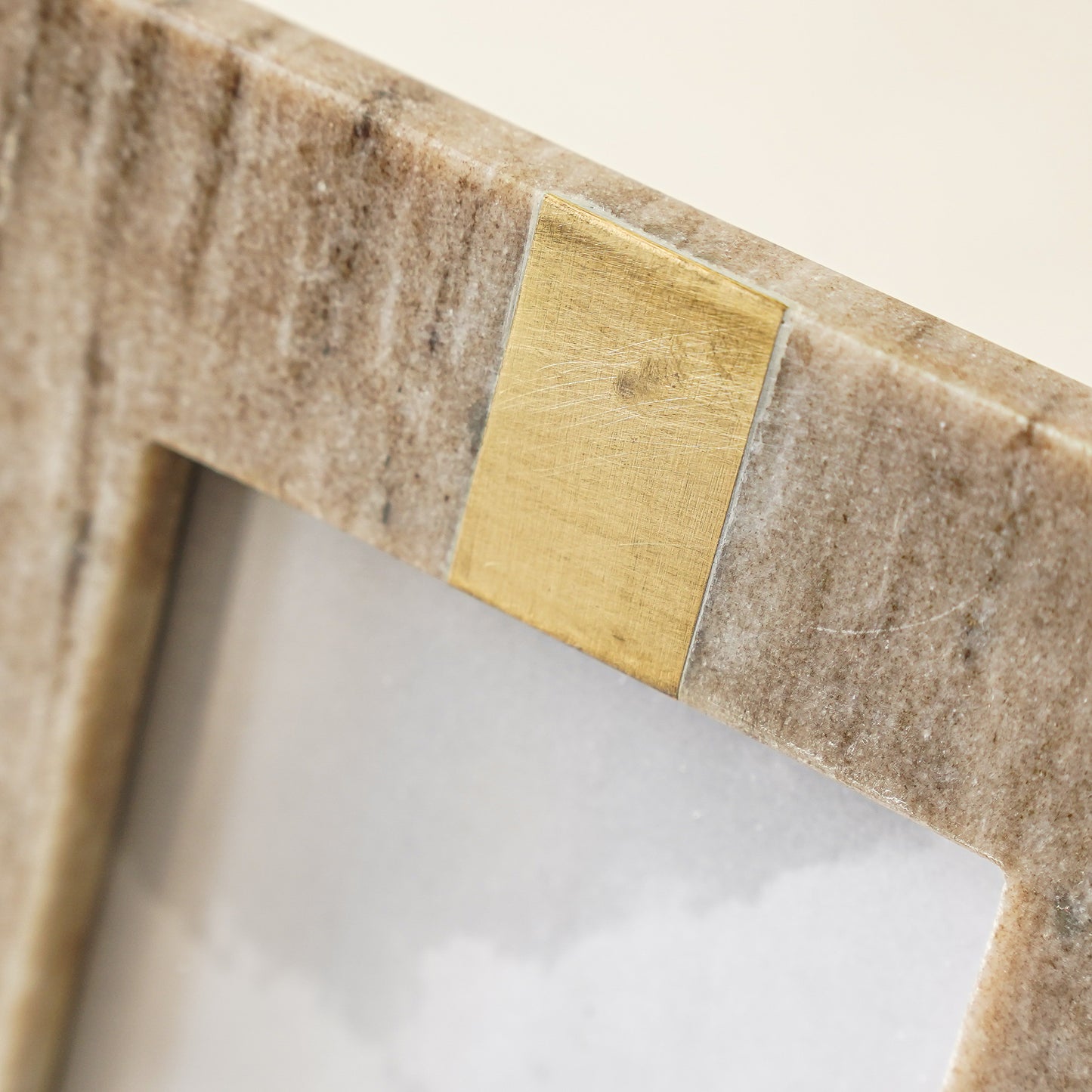 Marble & Brass Photo Frame