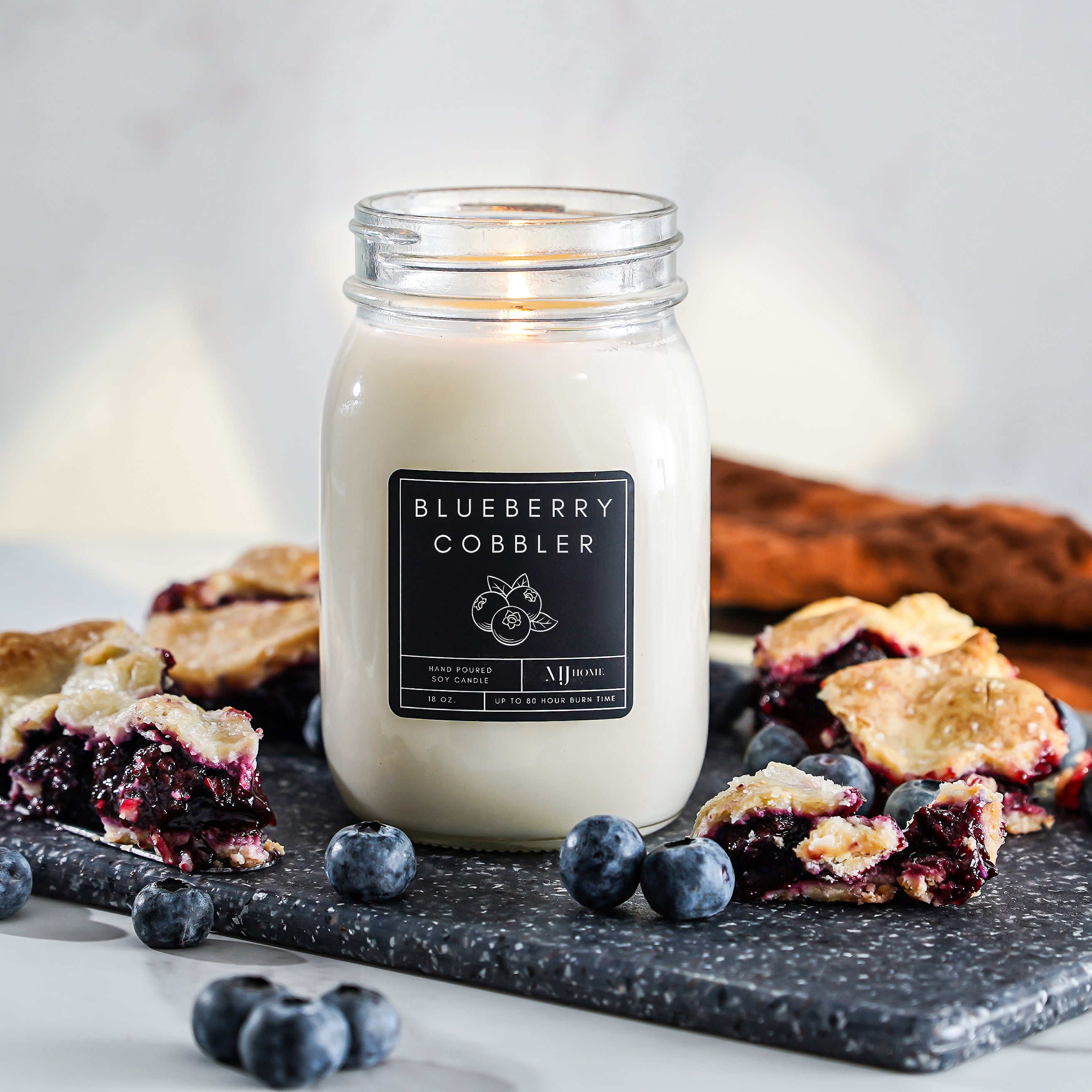 Blueberry Cobbler | Mason Jar