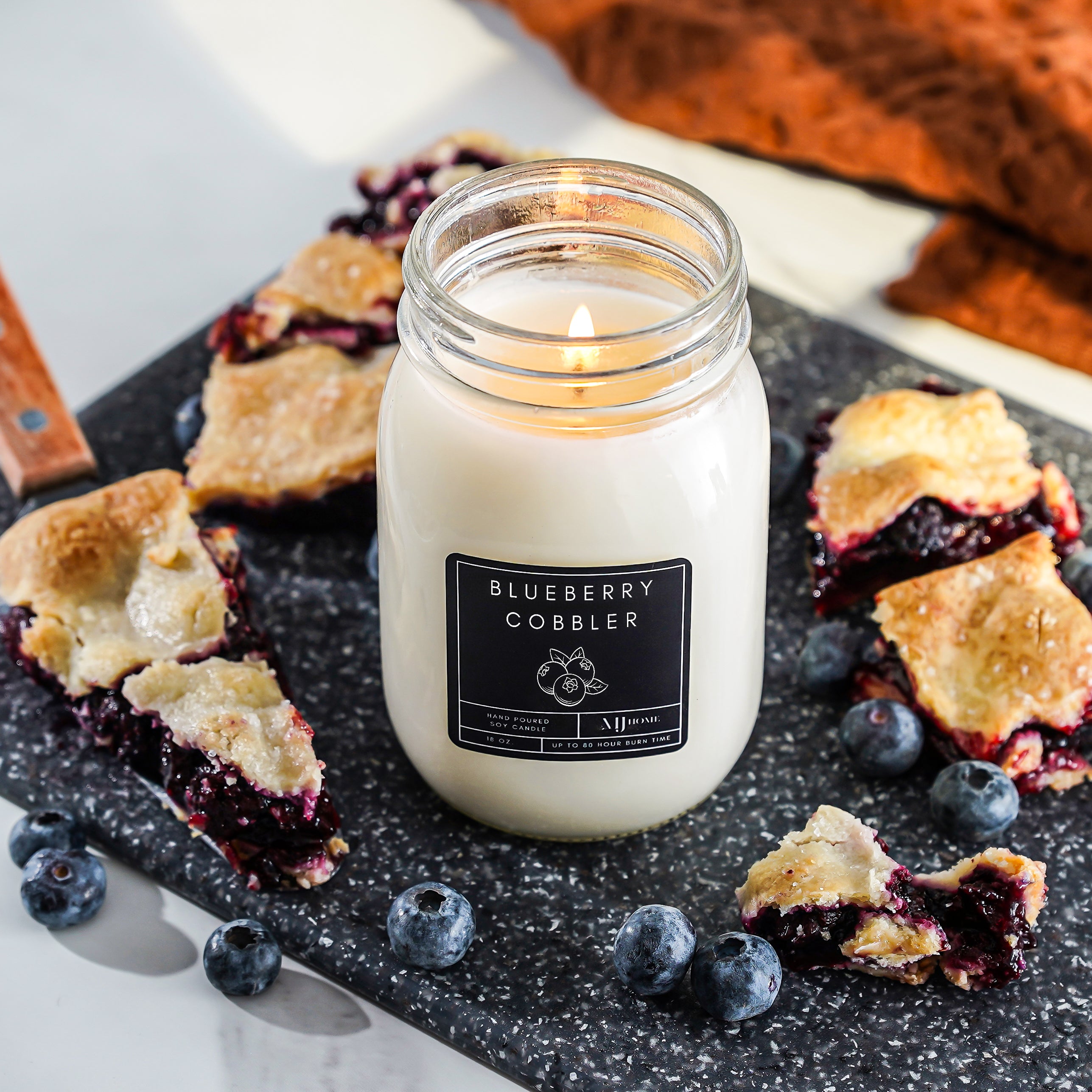 Blueberry Cobbler | Mason Jar