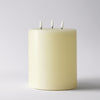 Flameless Ivory Triple Wick Candle