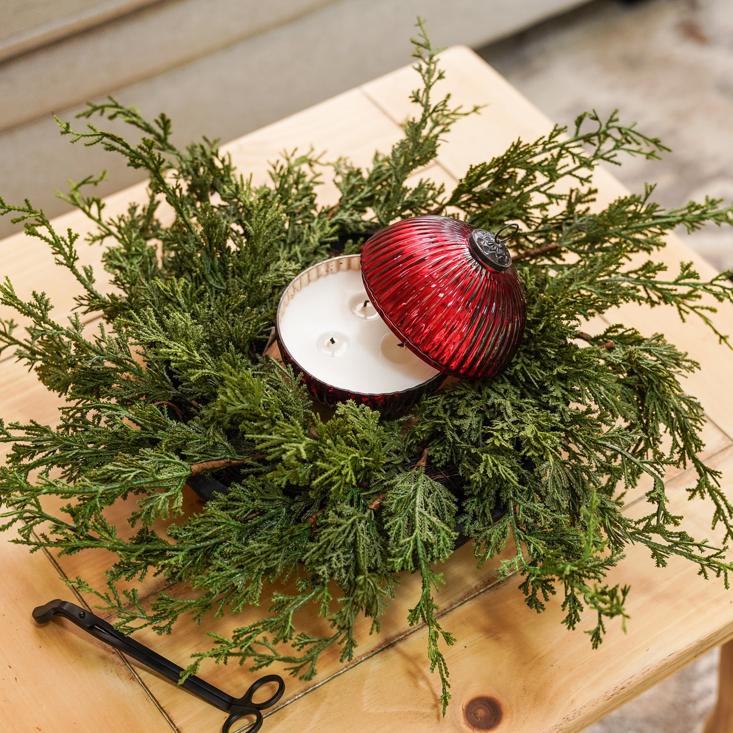 Real Touch Cedar Lake Small Wreath | 25”