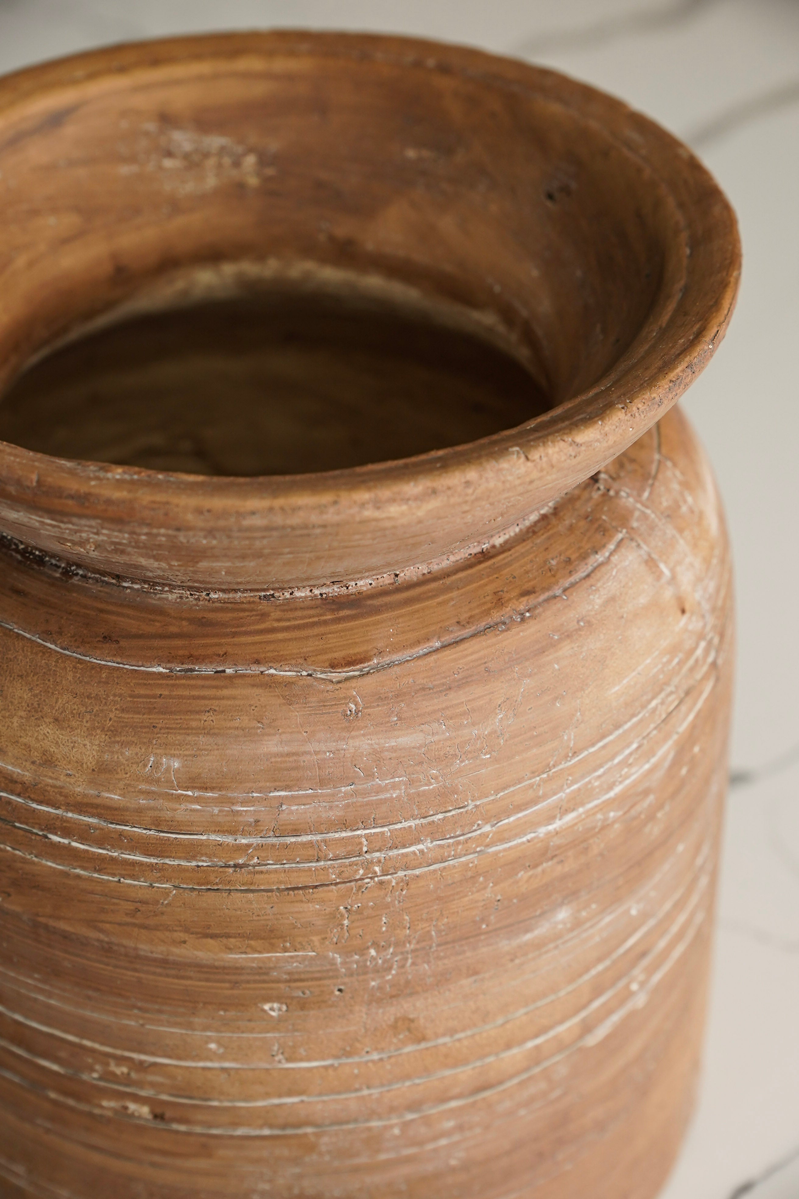 Aiden Terracotta Line Vase