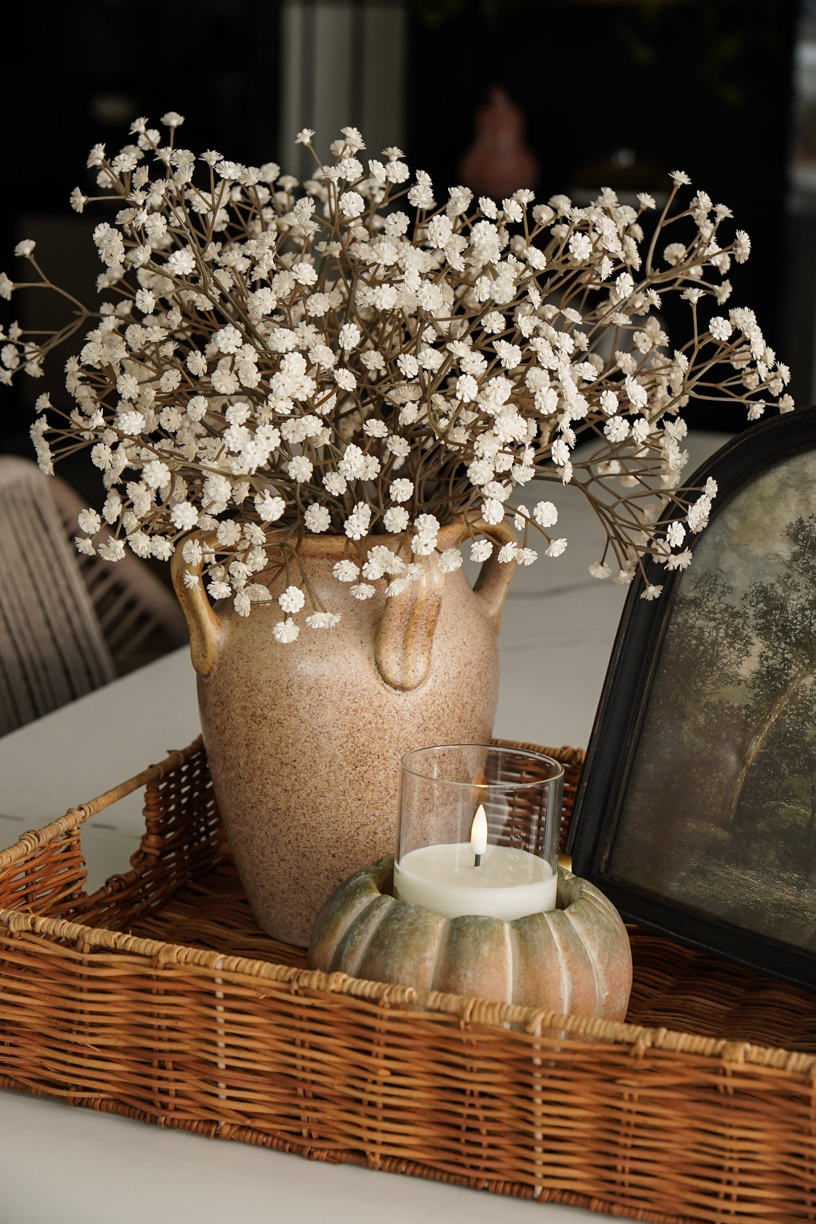 Tuscan Four Handle Vase