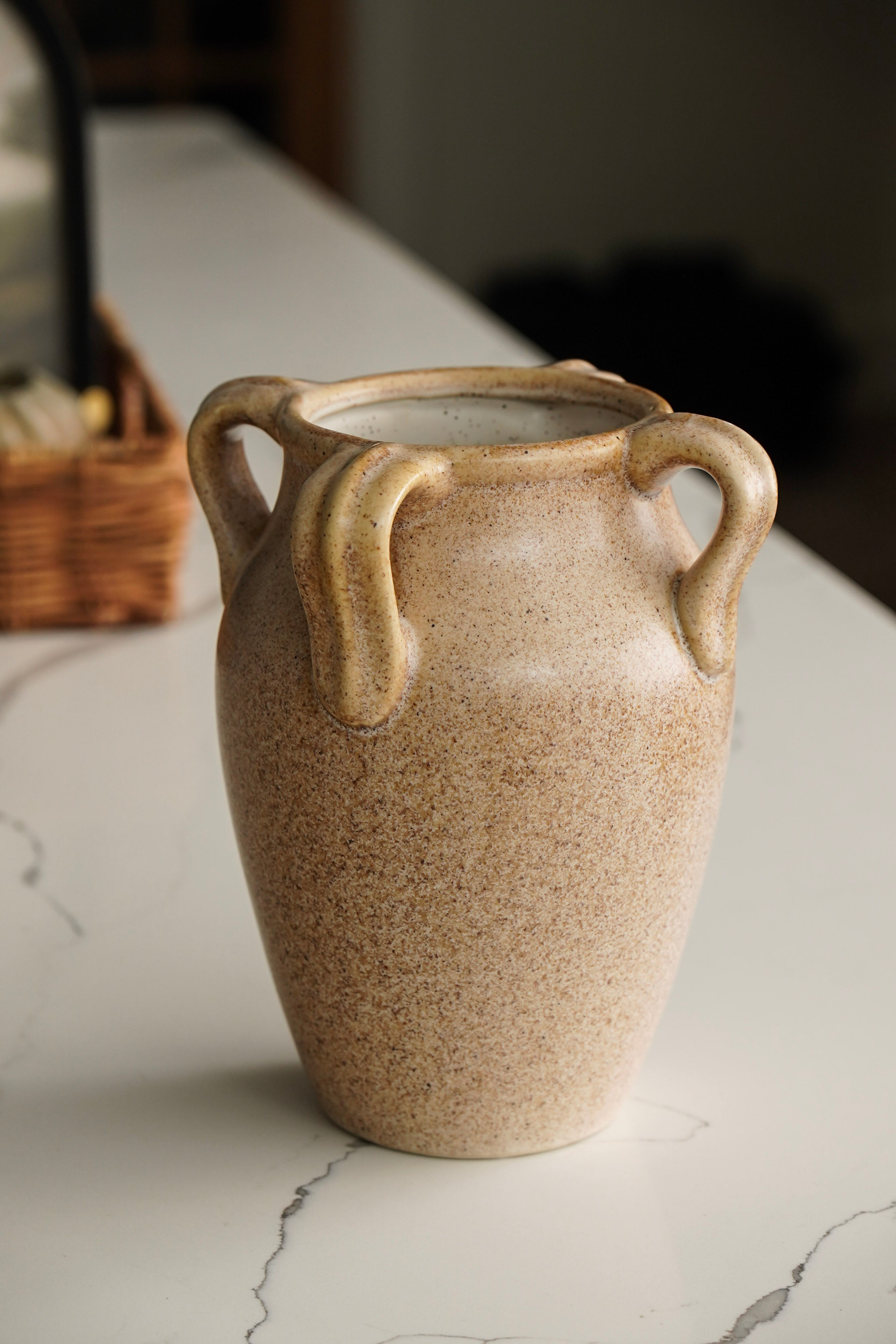 Tuscan Four Handle Vase