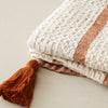 Terracotta Waffle Chambray Blanket